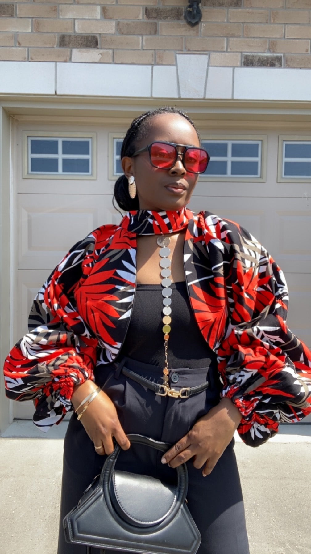 MELIA AFRICAN PRINT JACKET
