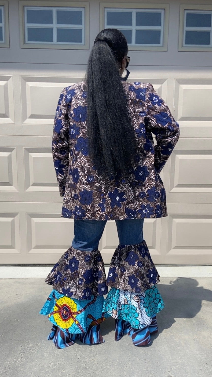 RITA AFRICAN PRINT JACKET