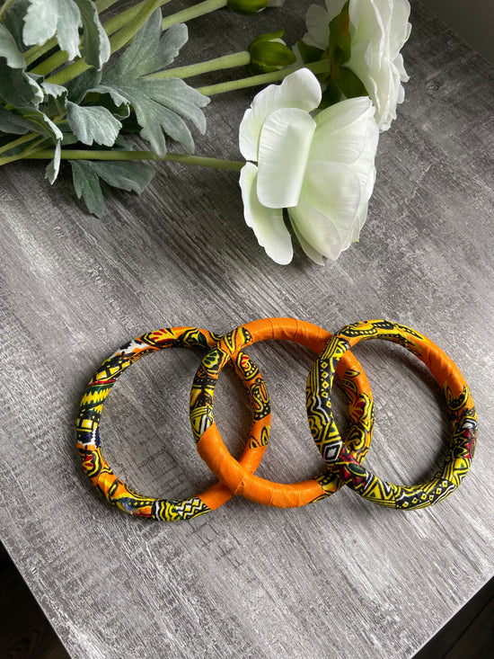 KITA HANDMADE AFRICAN BANGLES SET OF 3