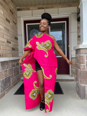 CARLA AFRICAN PRINT DASHIRI TOP