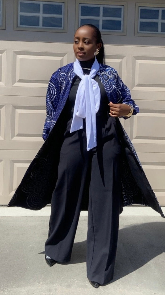 REGINA AFRICAN BLUE JACKET