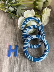 KITA HANDMADE AFRICAN BLUE BANGLES SET OF 3