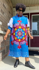 RAMA LONG SLEEVE MIDI DRESS