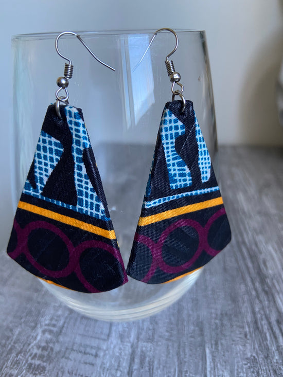 TIANA MULTICOLOURED AFRICAN EARRINGS