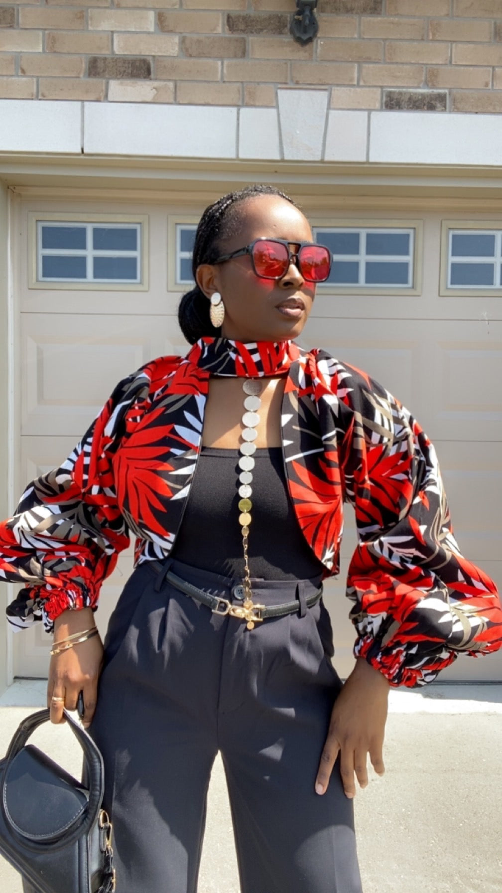 MELIA AFRICAN PRINT JACKET