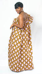 FRESH SUNG BROWN  MAXI DRESS