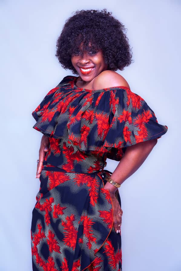 SUNNY RED AND BLACK WRAP SKIRT SET