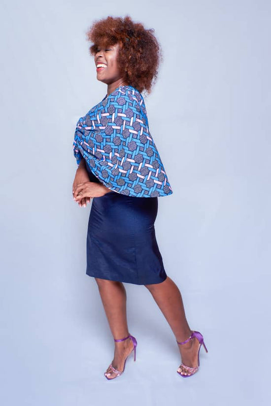 LOU AFRICAN PRINT SCARF