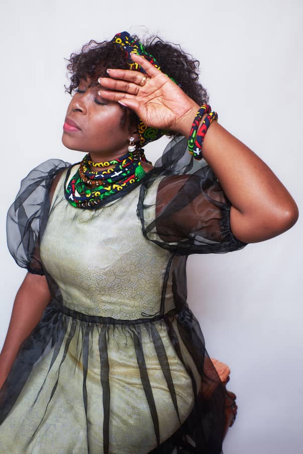 Zibi Handmade African Ankara Fabric Statement Necklace