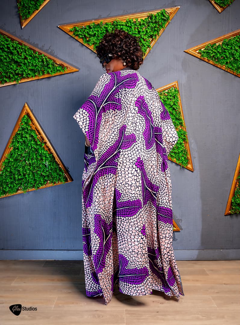 REIZA PURPLE LONG  JACKET