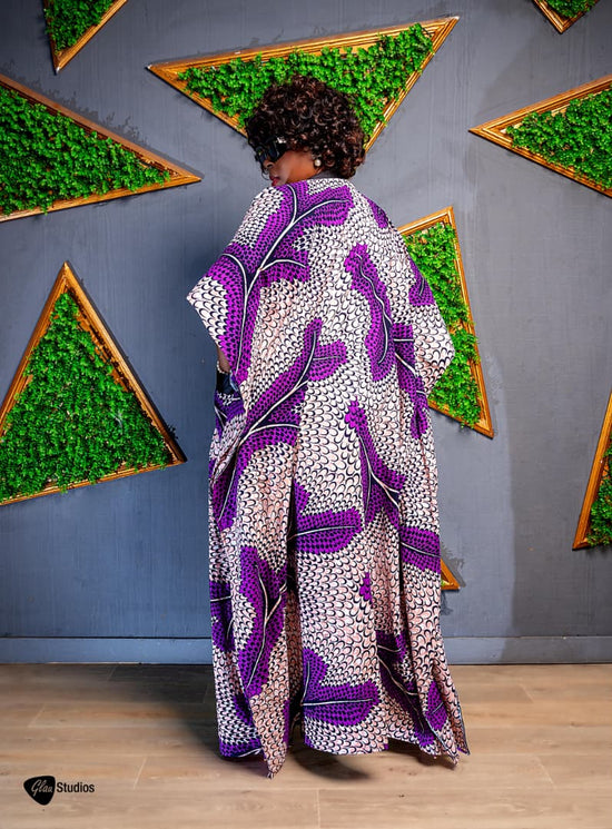 REIZA PURPLE LONG  JACKET