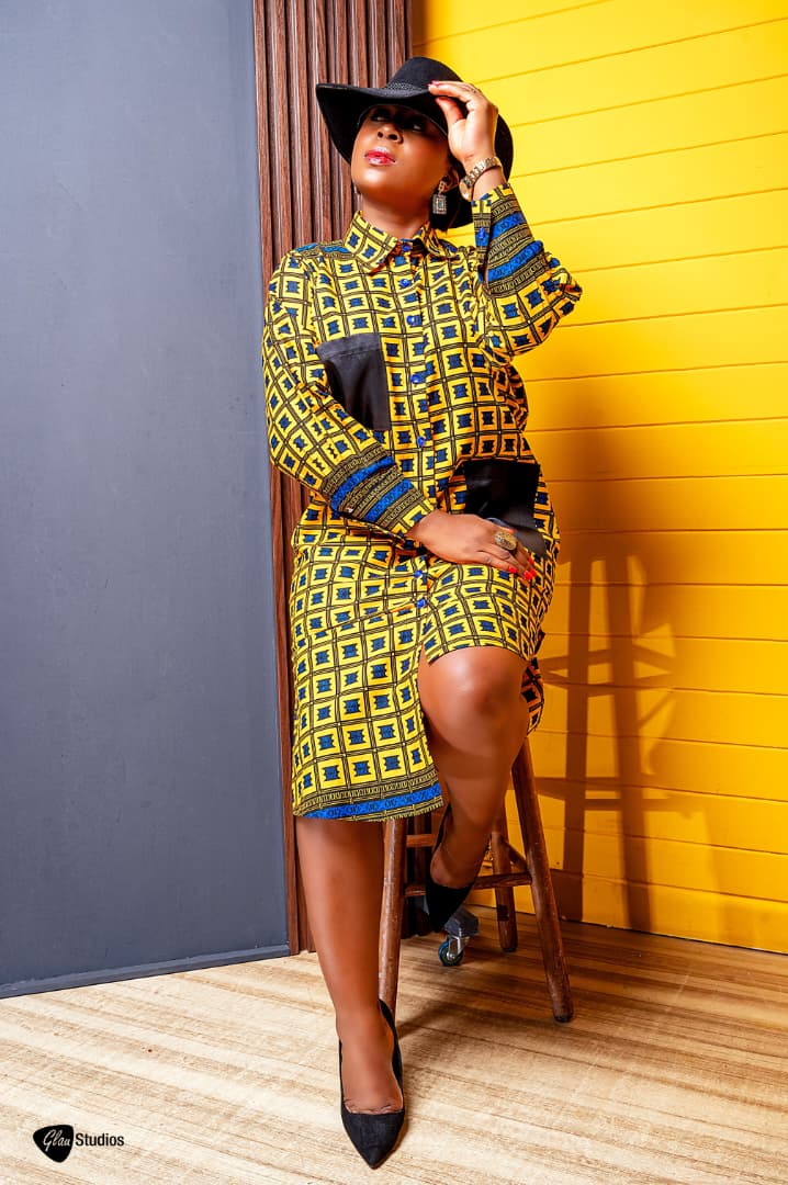 TINA SHIRT YELLOW DRESS