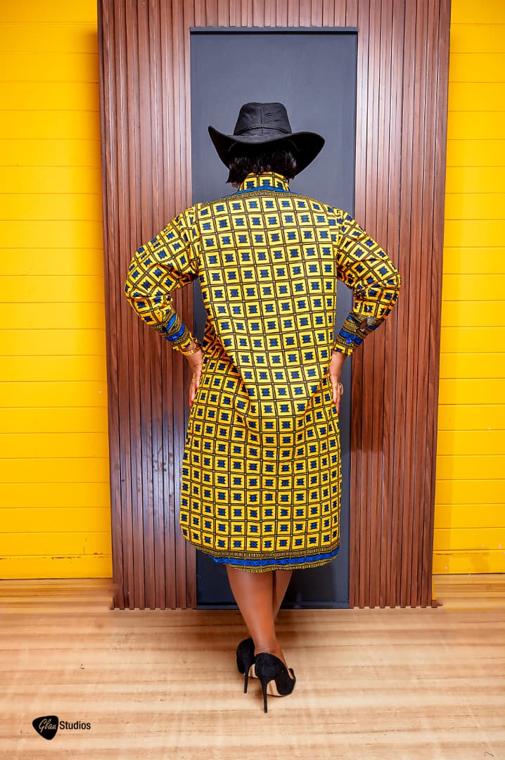 TINA SHIRT YELLOW DRESS