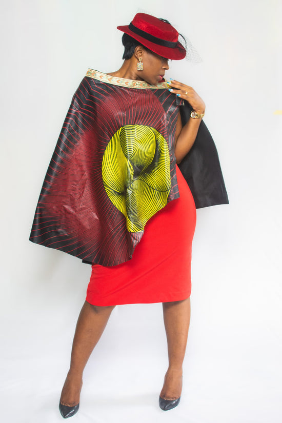 YURA AFRICAN PRINT JACKET