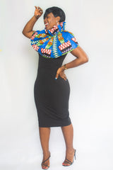 DASH AFRICAN PRINT SCARF