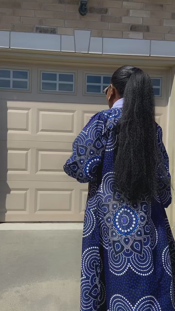 REGINA AFRICAN BLUE JACKET