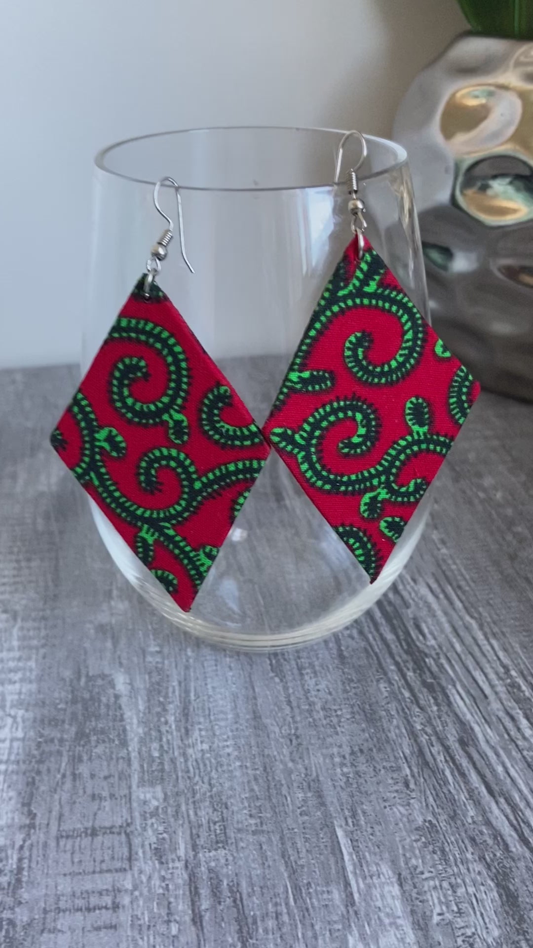 LOSA  MULTICOLOURED AFRICAN EARRINGS