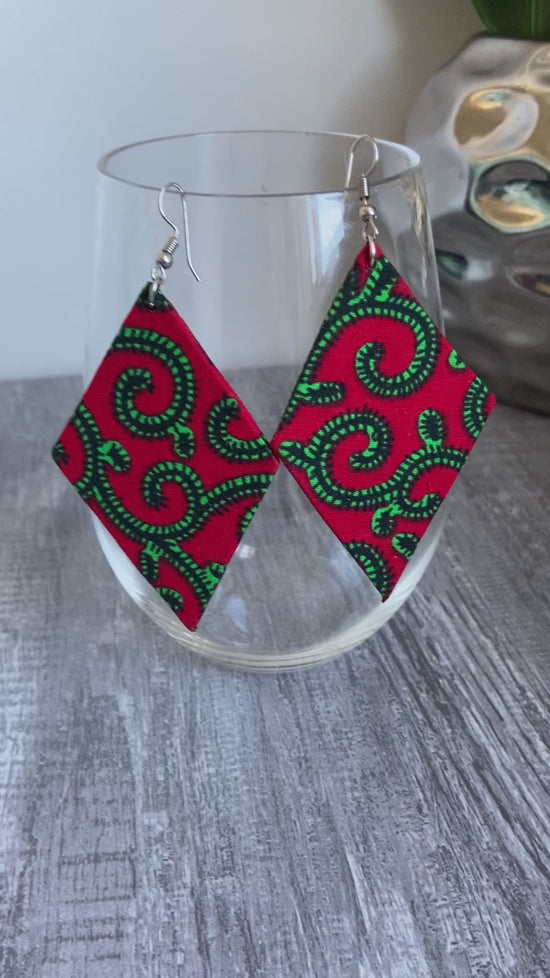 LOSA  MULTICOLOURED AFRICAN EARRINGS